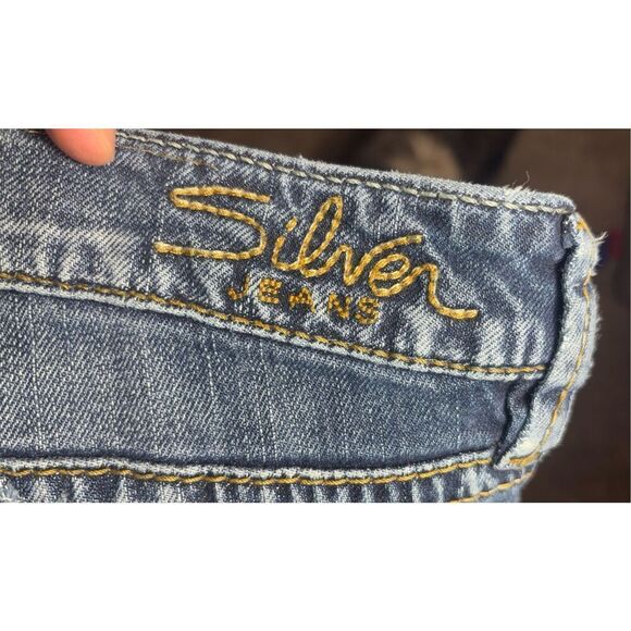 Silver Jeans Co. Eden Women's Bootcut Denim Jeans Blue Size 36x33 - Picture 7 of 10